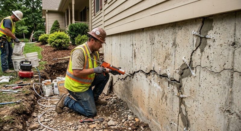 Cracked Foundation Repair in Bunnell, FL