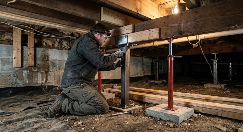 Crawlspace Structural Repair in Ormond Beach, FL