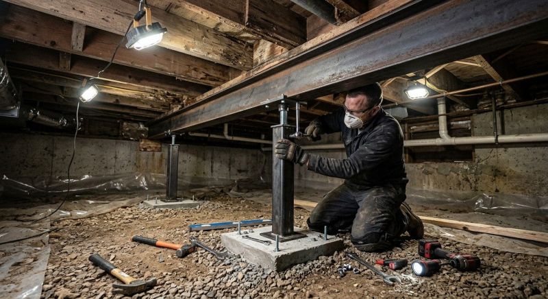 Crawlspace Structural Repair in Ormond Beach, FL