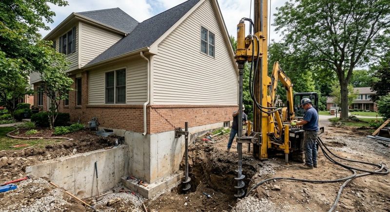 Helical Piers Installation in Ormond Beach, FL