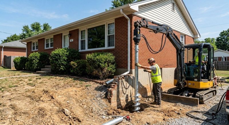 Helical Pile Installation in Ormond Beach, FL